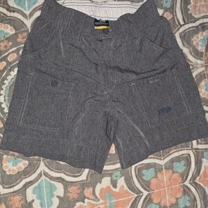 AFTCO Men's Charcoal Cargo Shorts